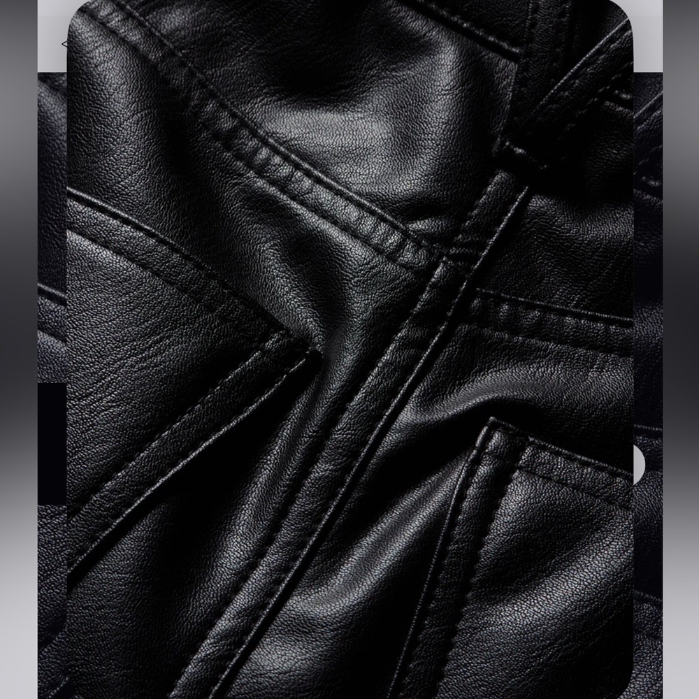 Veronica Beard High-Rise Stretch Vegan Leather Beverly Pant in Black - Picture 6 of 16